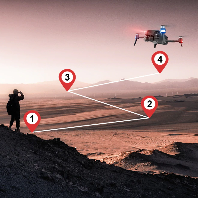 Dron AERIUM 4DRC M1 GPS 4K - 2 baterie